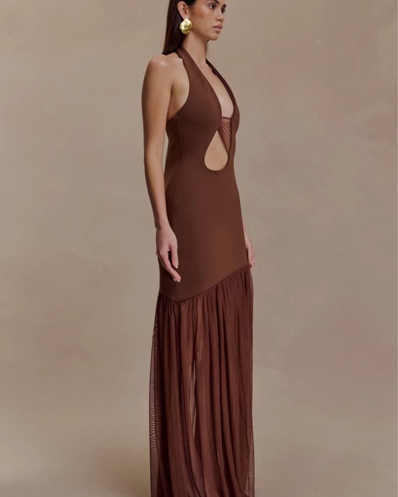 Elegant Cutout Maxi Dress - Image 5