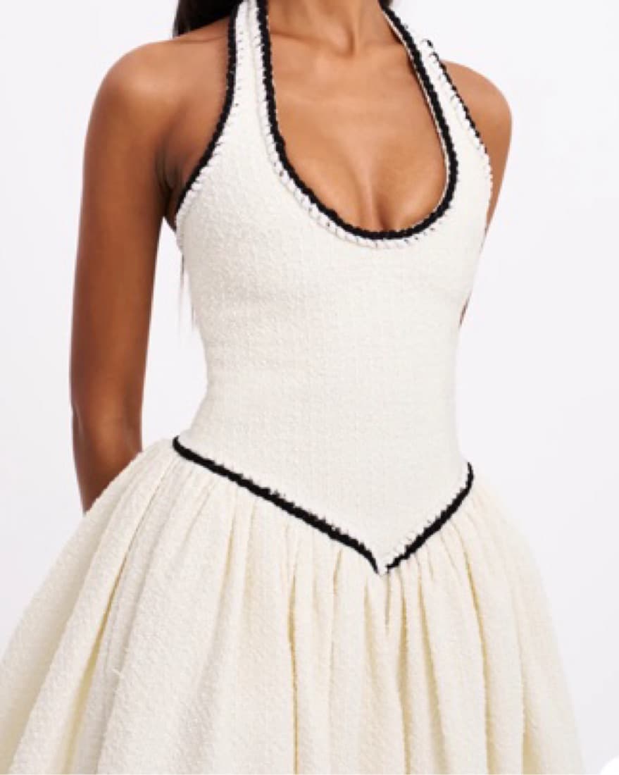 Miss Circle Halter Dress - Image 3
