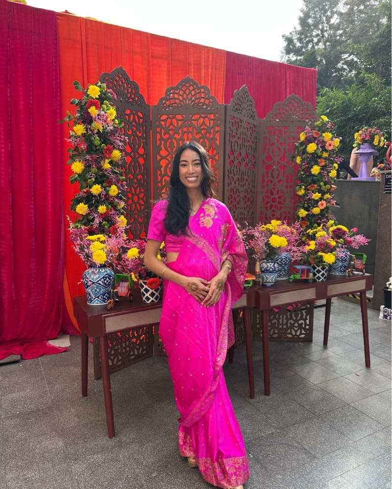 Banarsi Silk Sari Indian Wedding Guest - Image 1