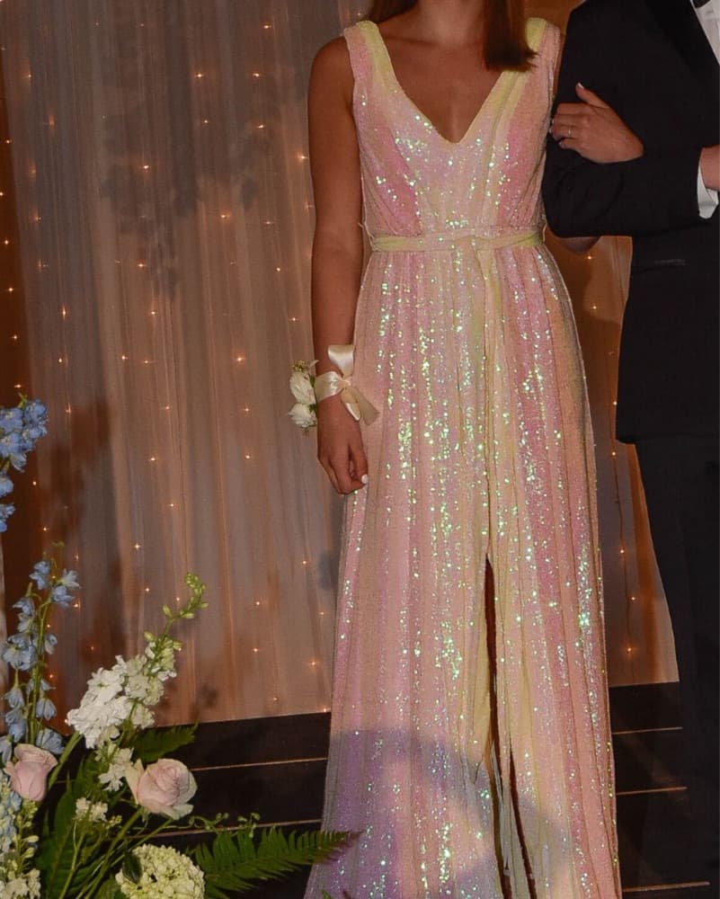 Badgley Mischka Two-tone Dress - Image 2