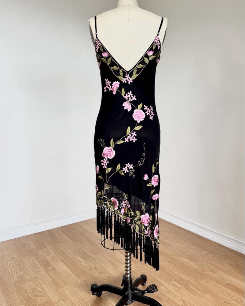 Vintage Sue Wong Midi Dress Size 12 - Image 2