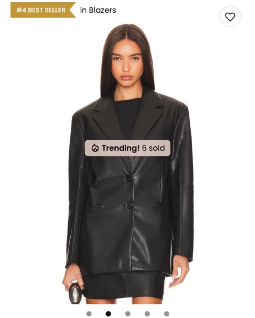 ASTR The Label Vegan Leather Jacket   - Image 1