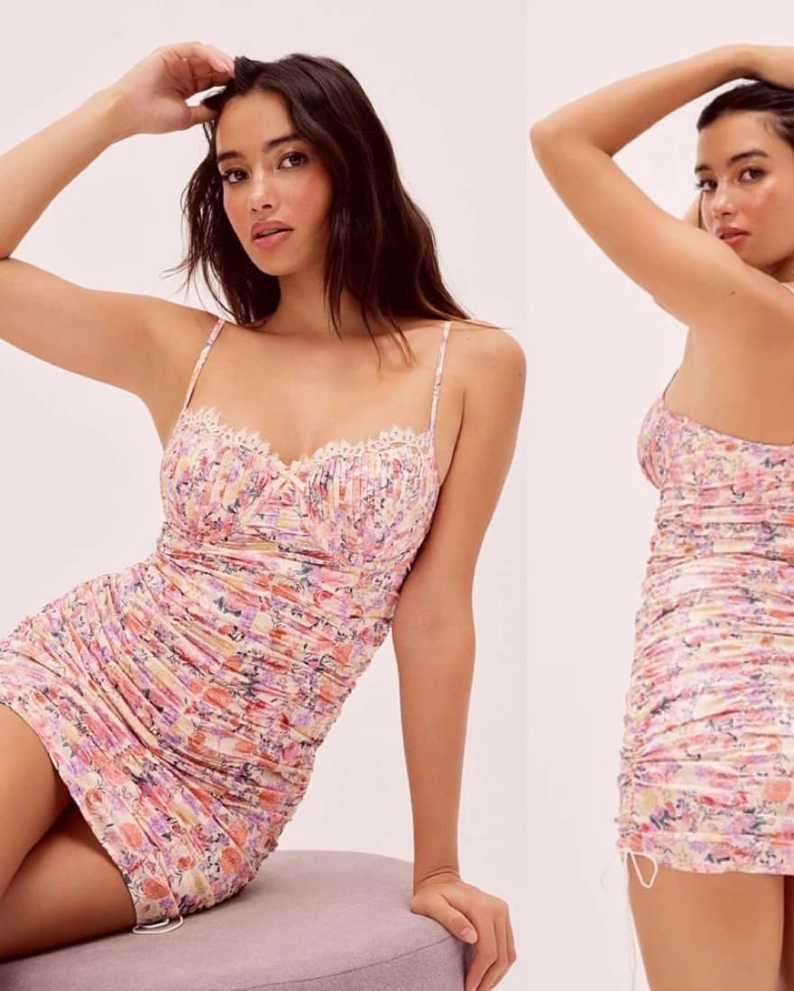 For love & Lemons Gardenia Mini Dress - Image 6