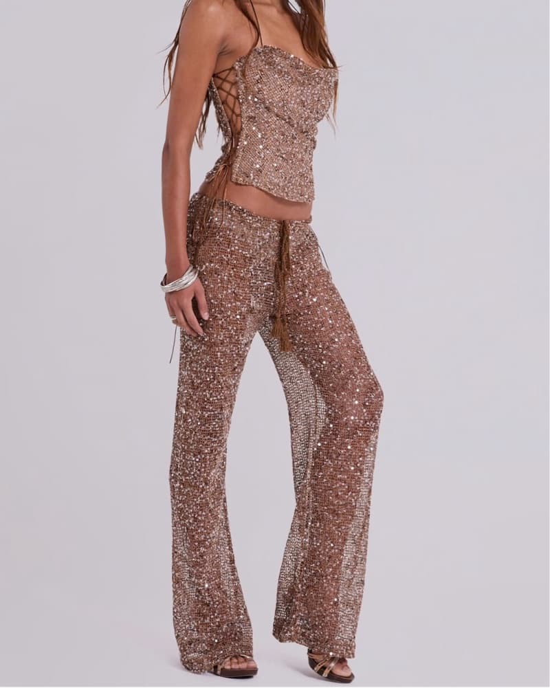  JADED LONDON KNIT CORSET SET - Image 2