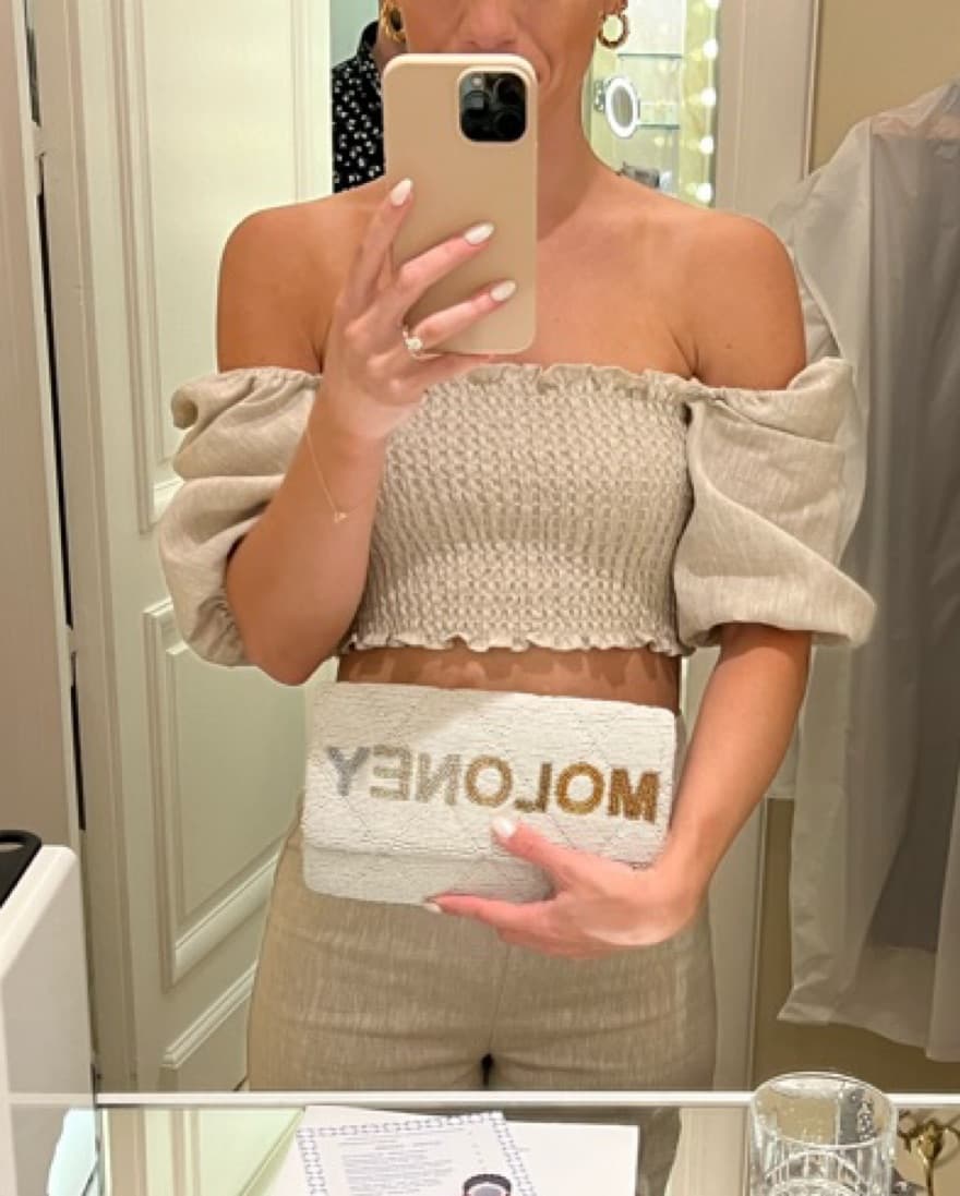 Reformation Beige Linen Two-Piece - Image 2