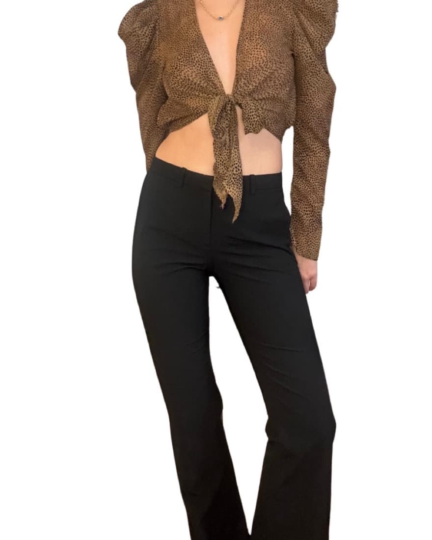 Leopard Crop Top - Image 1