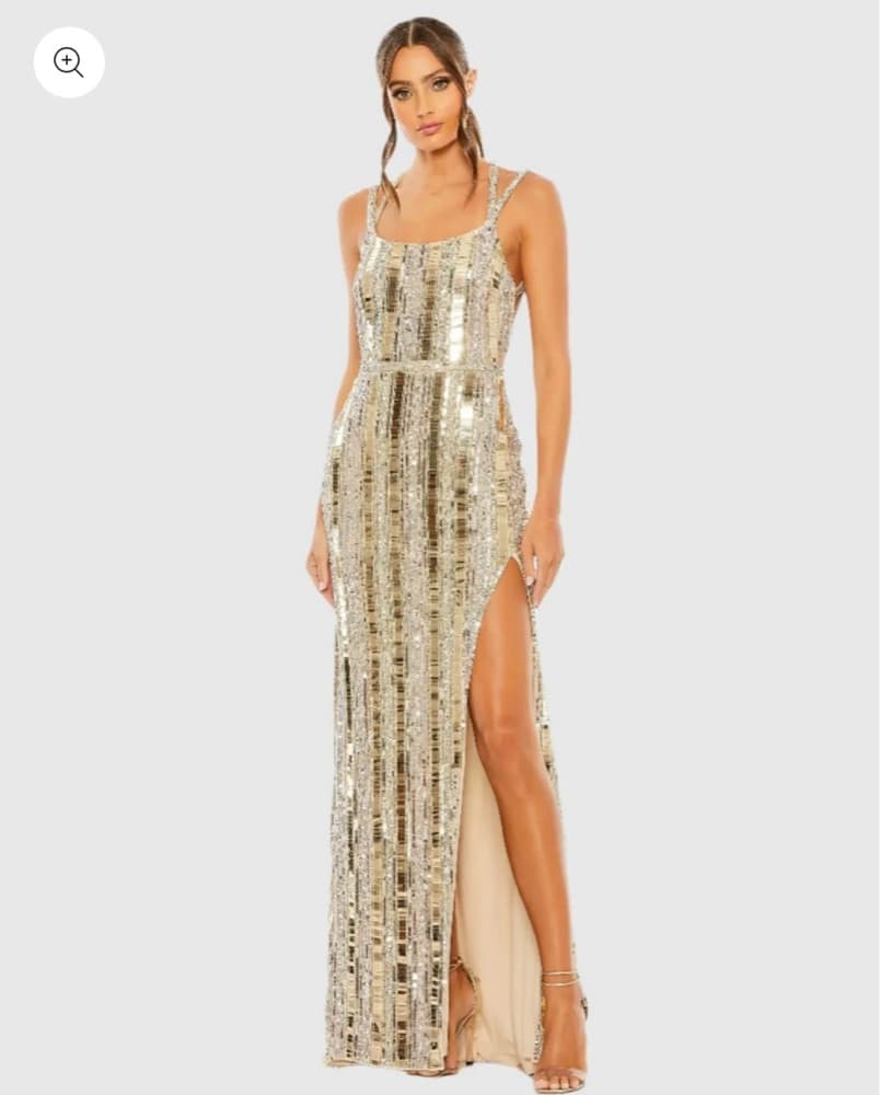 Mac Duggal Sequin Maxi Dress - Image 1