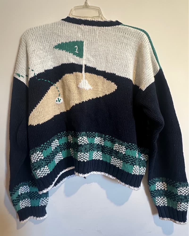 Vintage Golf Cardigan - Image 2