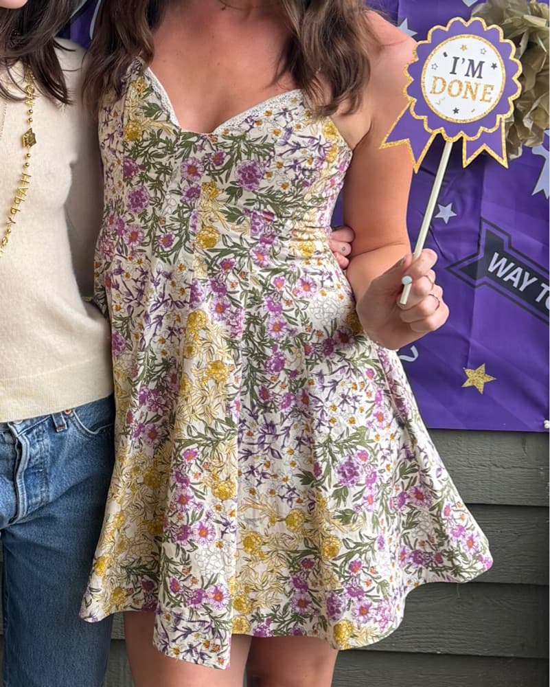 Anthropologie Floral Sweetheart Sundress - Image 4