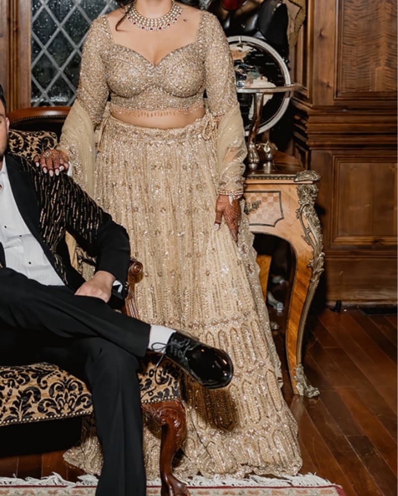 Golden Lehnga - Image 4