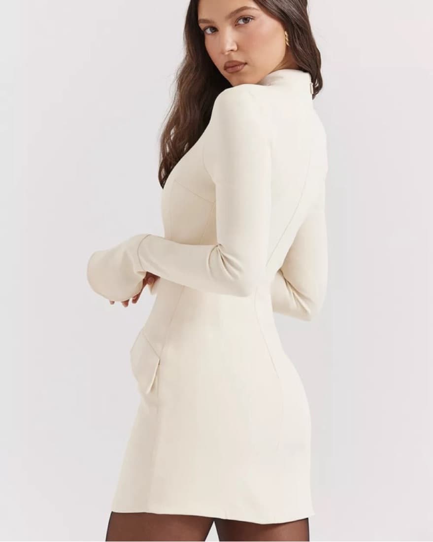HOUSE OF CB 'Mahalia' Vintage Cream Mini - Image 3