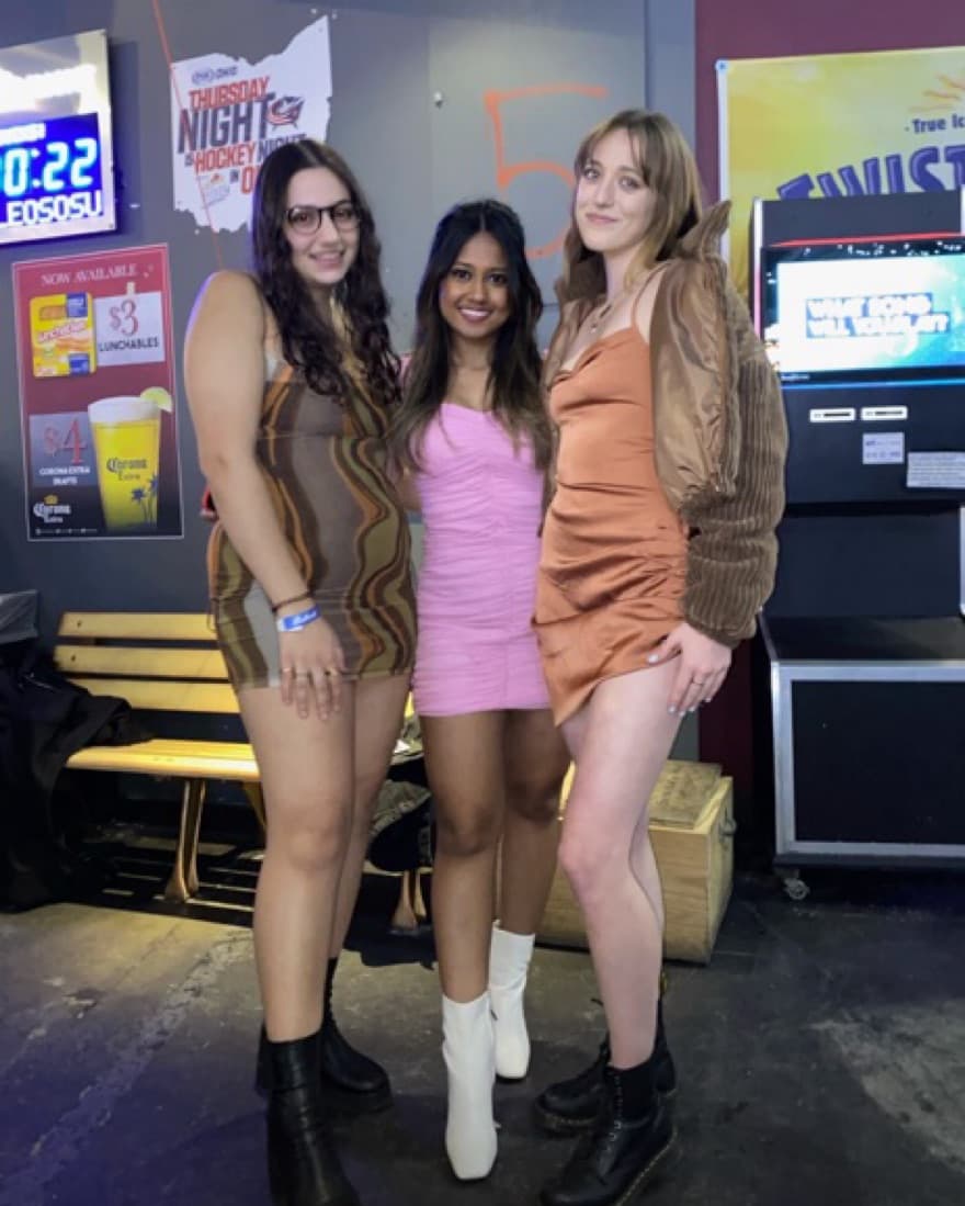 Bubblegum Pink Ruched Dress - Image 2
