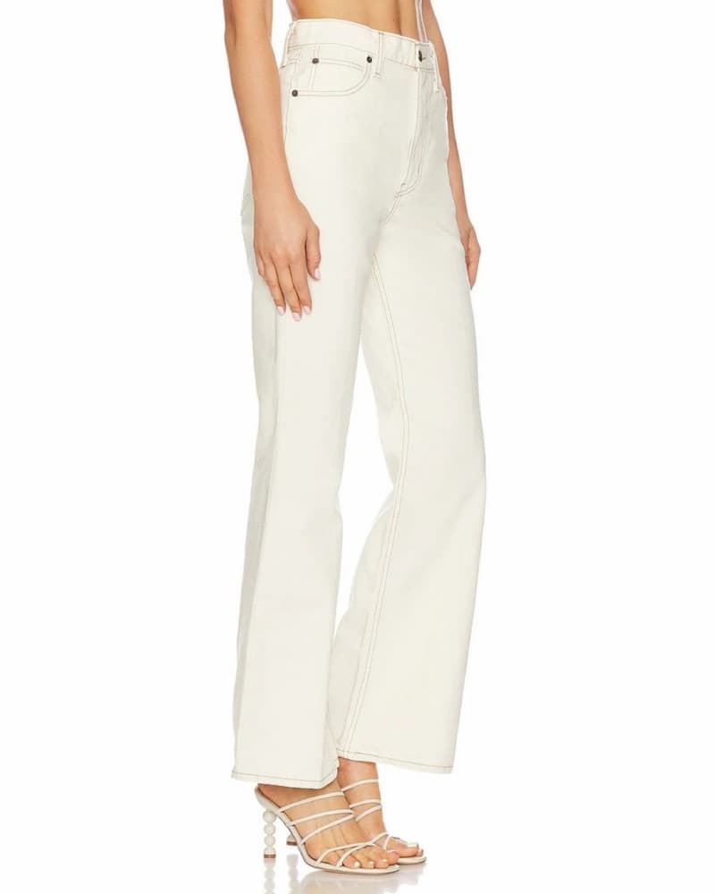 Levi’s 70s High Flare In Sunny Cream - Image 2
