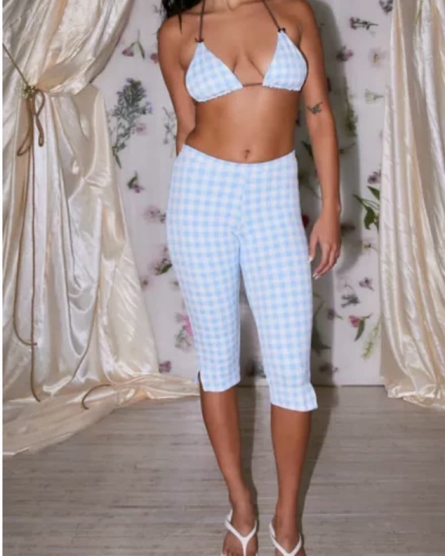 Frankies Bikini Cardigan Capri Set - Image 2