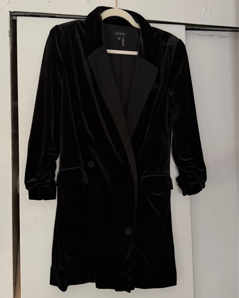 State Velvet Blazer Dress - Image 2