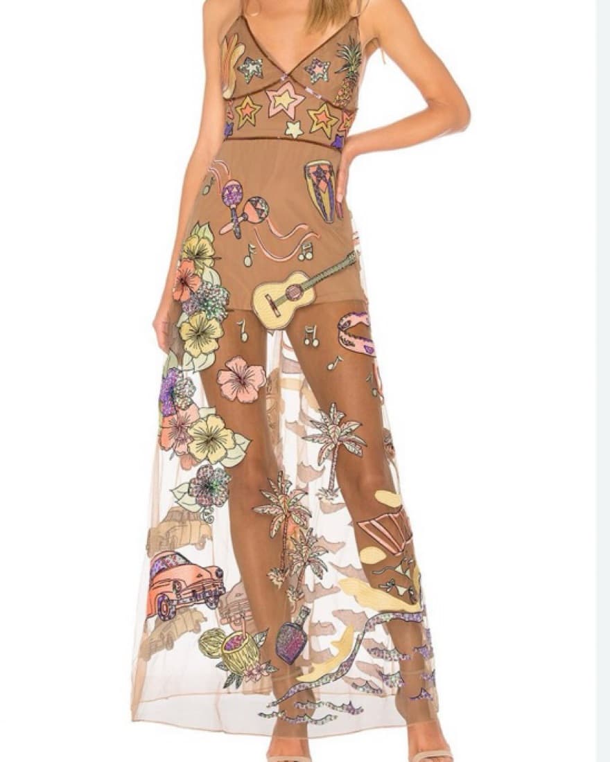 For Love And Lemons Cuba Maxi Dress - Image 3