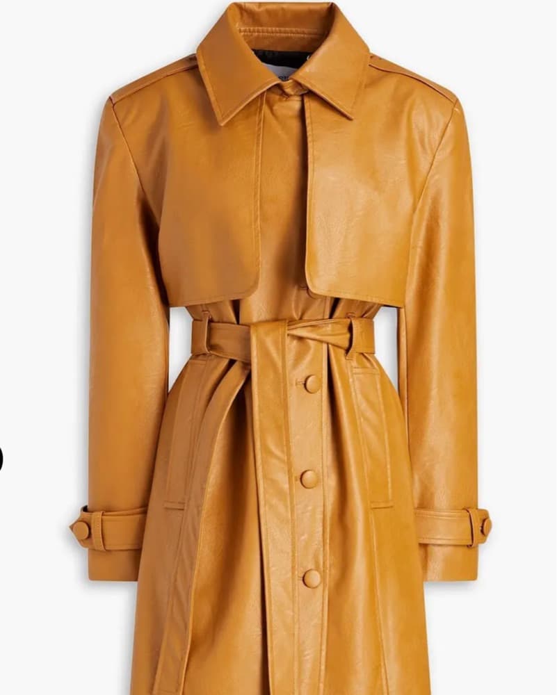 Each x Other - Faux Leather Trench  - Image 1