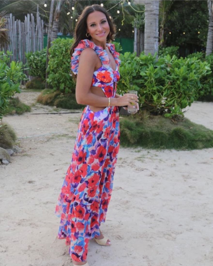 Patbo Violet Cutout Beah Dress - Image 3