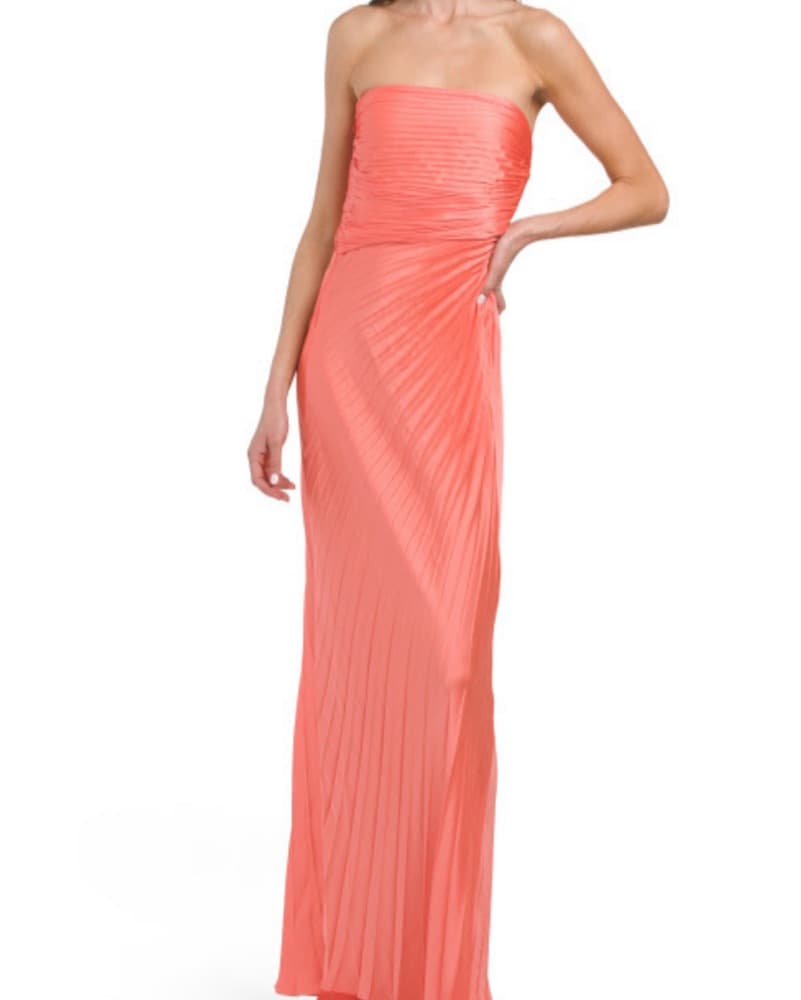 ALC Bianca Floor Length Dress Coral - Image 2