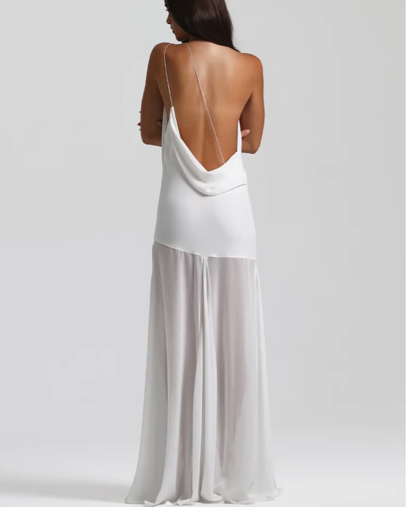 Natalie Rolt Dimity Gown Babay Blue  - Image 3