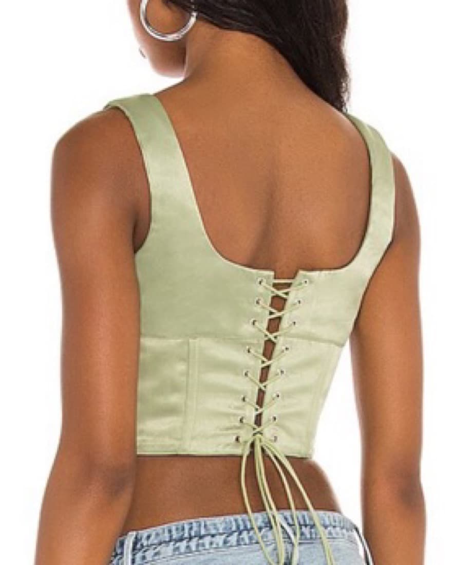 Danielle Guizo Green Corset - Image 3