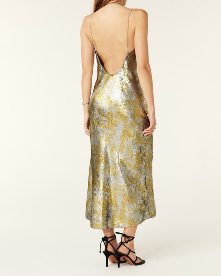 Ba&Sh Flavia Strappy Midi Dress - Image 2
