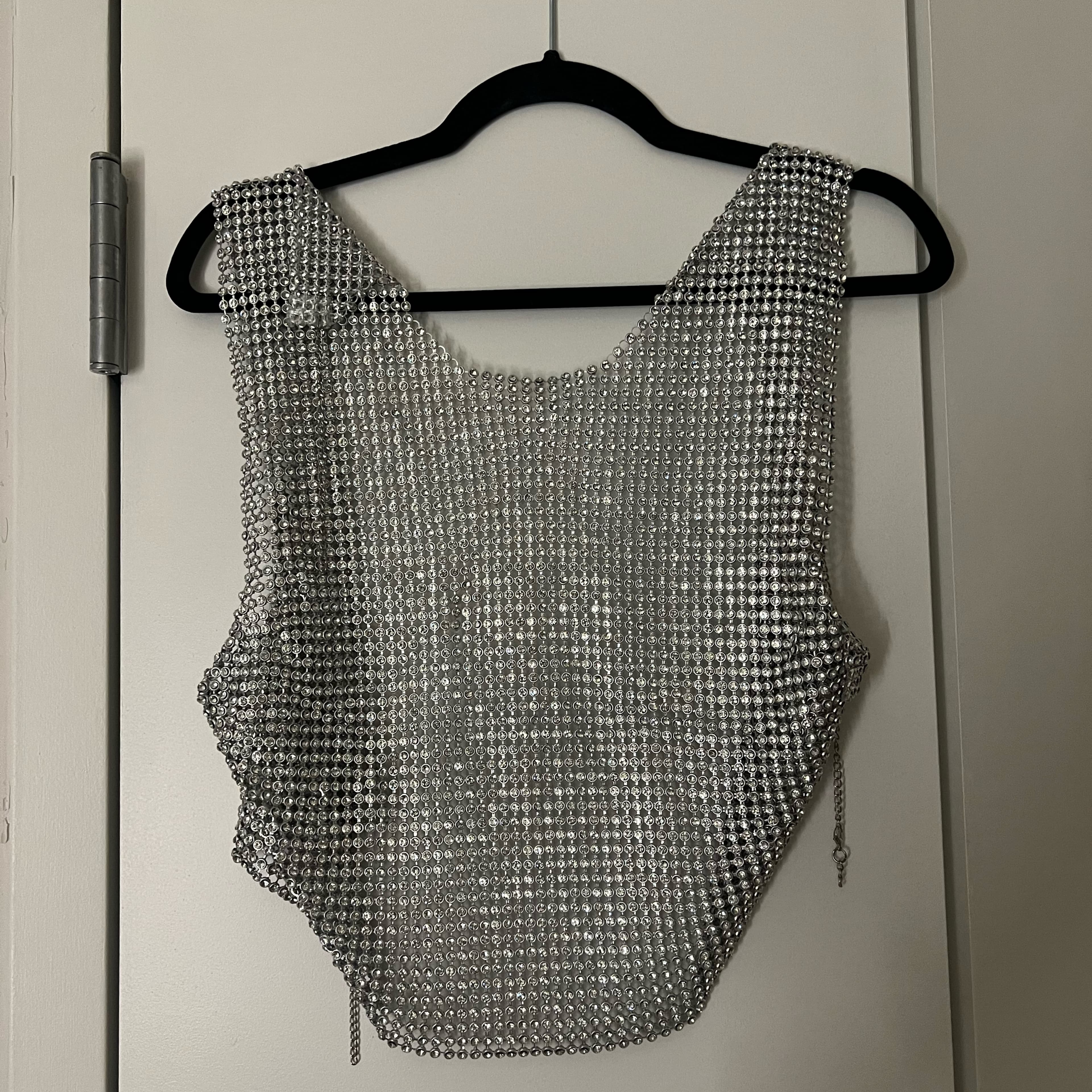 She's a Gem Silver Rhinestone Tank - Image 2