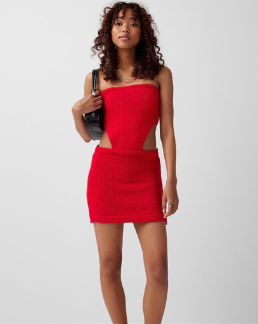 Red Lioness Knit Dress  - Image 2