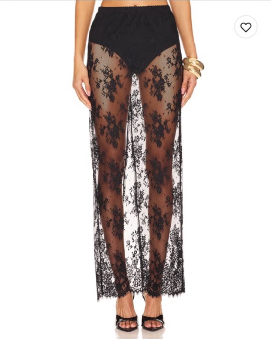 Sold Out Black Lace Skirt - Image 1