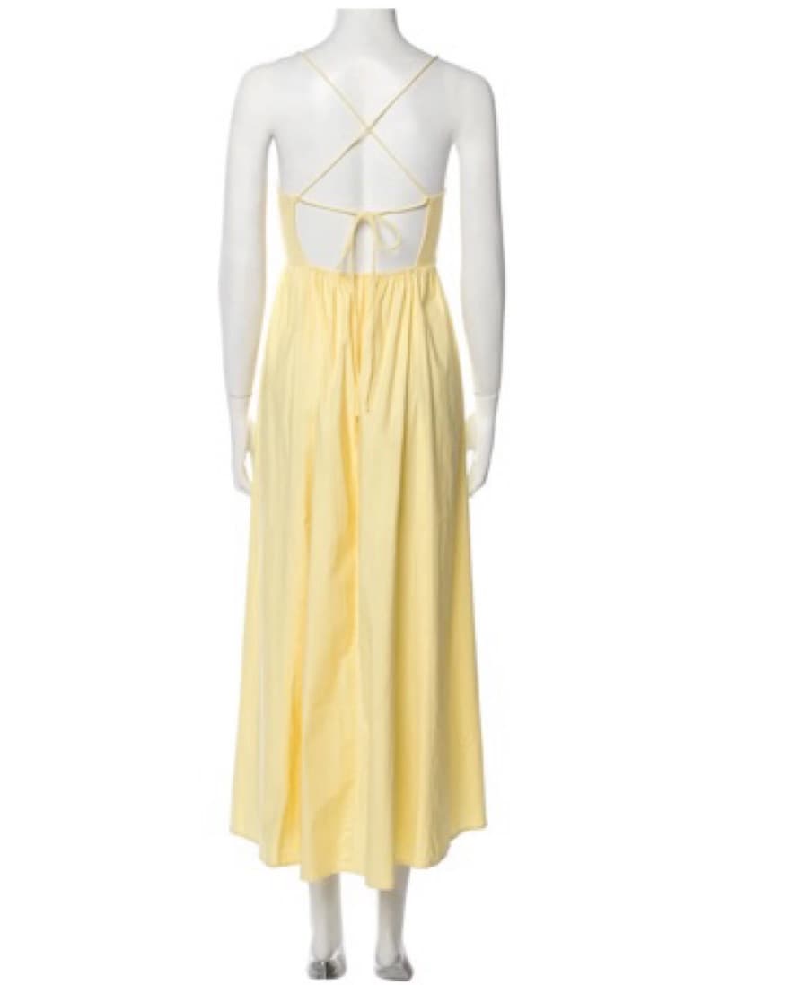 Pale Yellow Reformation Dress   - Image 2