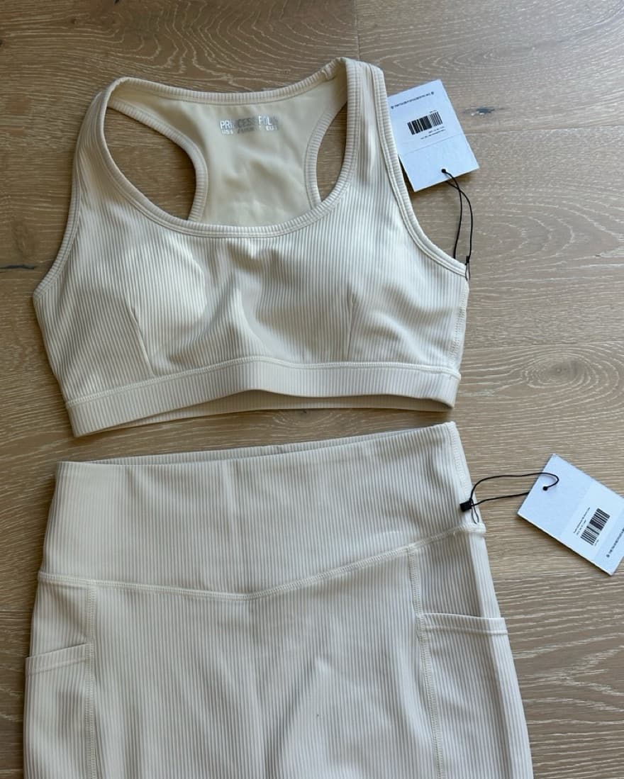Neverworn Latte Activewear Set - Image 3