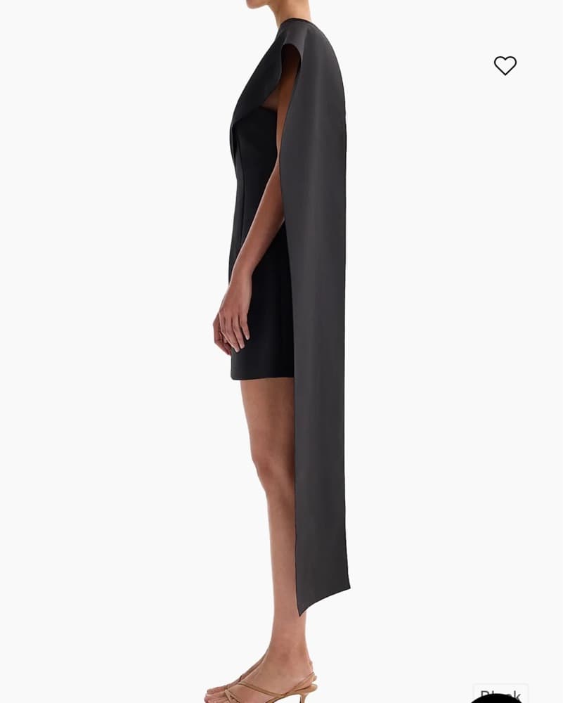 Róhe Black Wool Cocktail Dress - Image 2