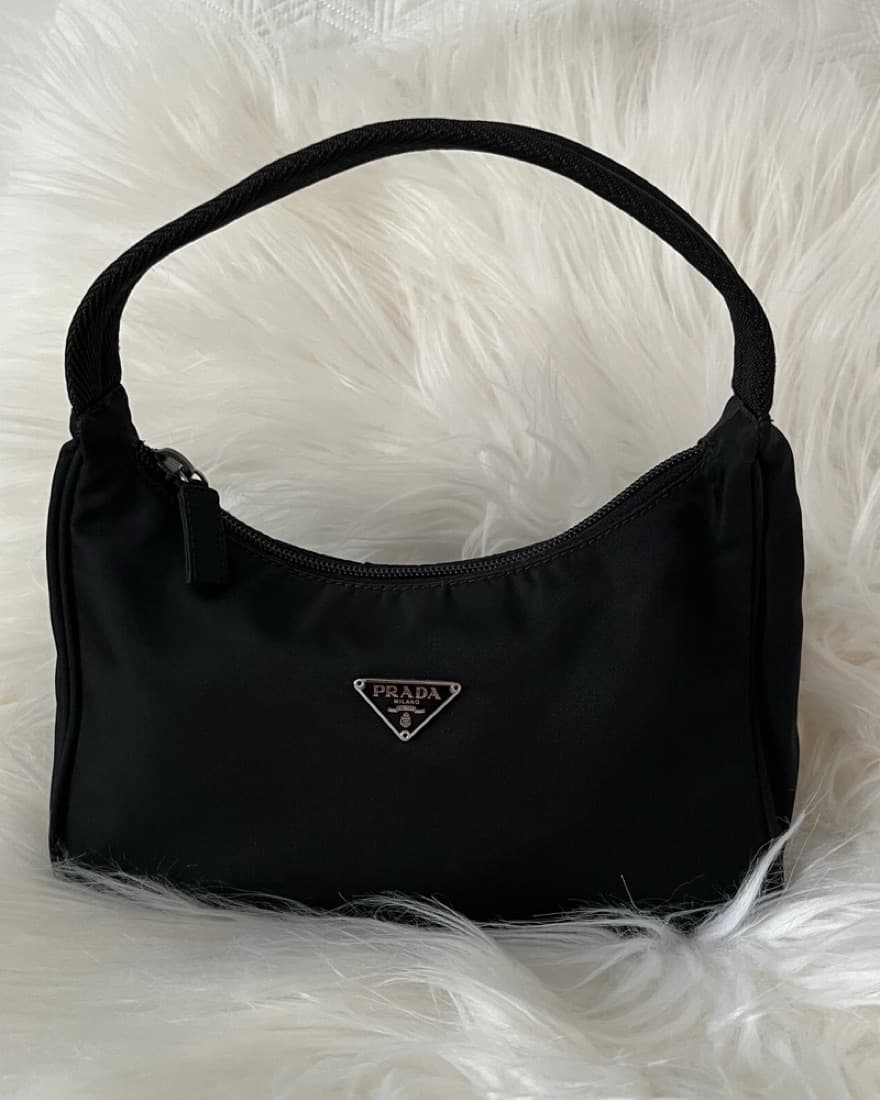 Prada Black Nylon Bag - Image 1