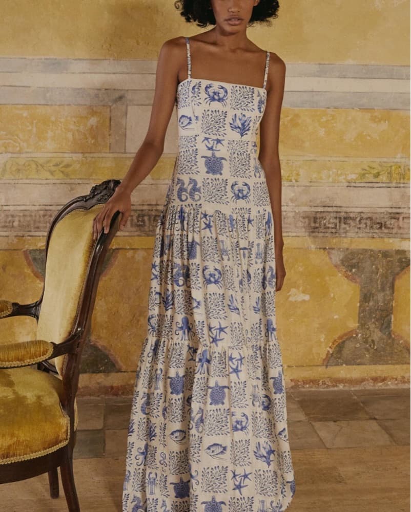 Lima Maxi Linen Dress  - Image 2