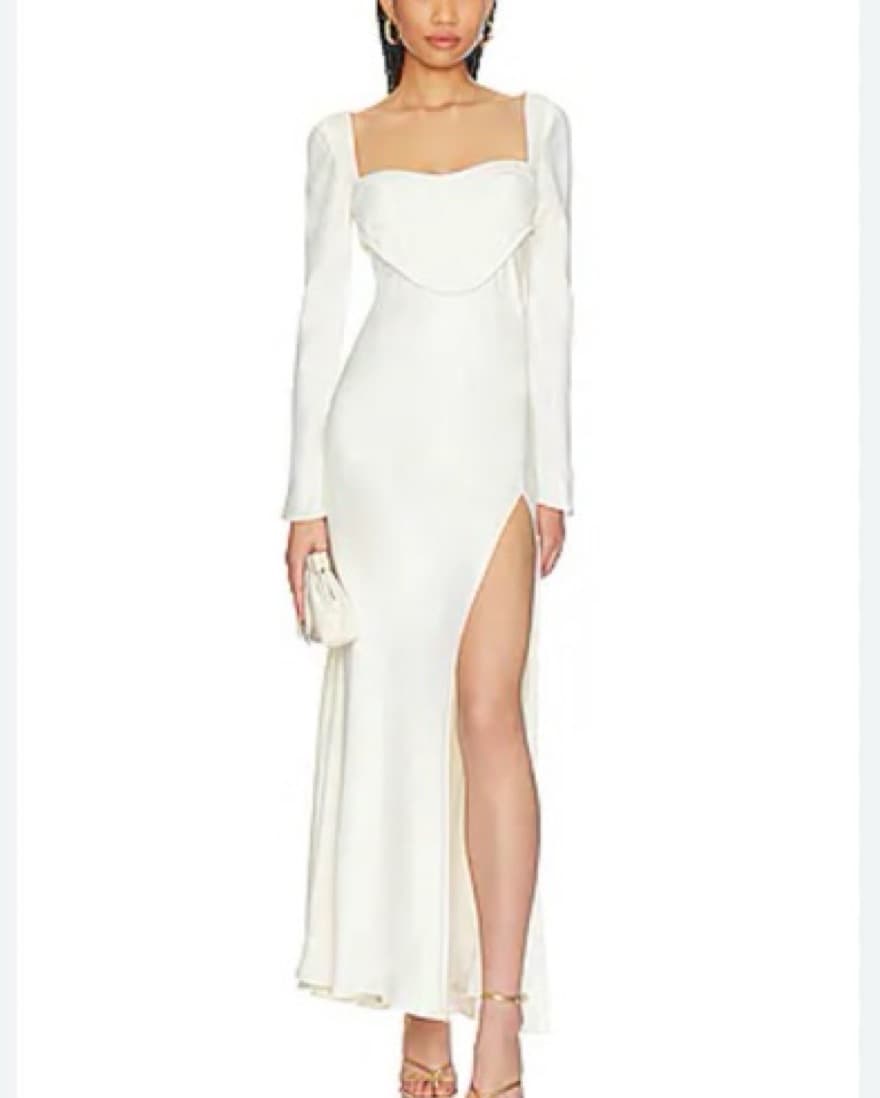 LPA Iris Corset Maxi Dress - Image 2