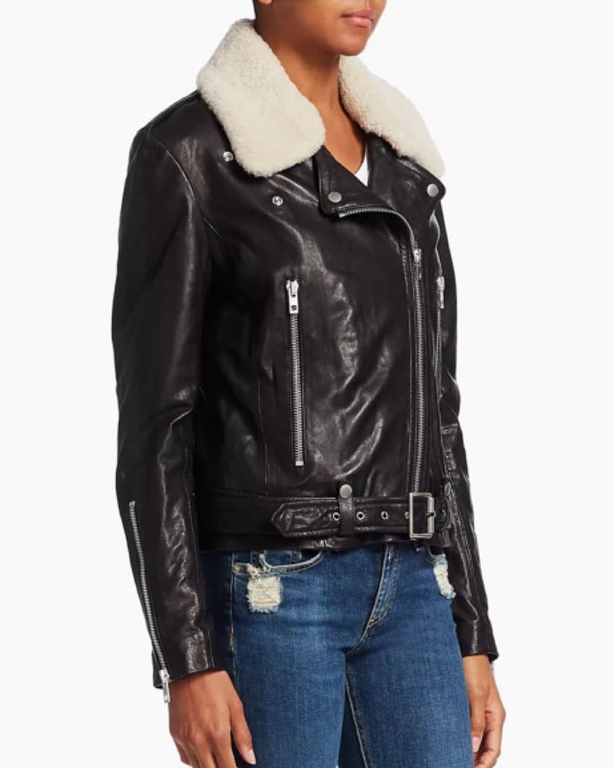 Rag & Bone Shearling Leather Jacket - Image 2