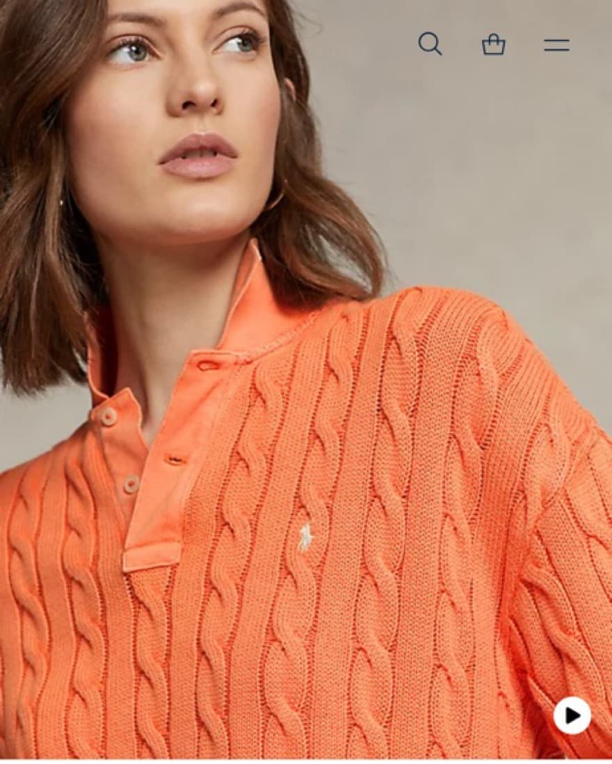 Ralph Lauren Cable Knit Polo - Image 6