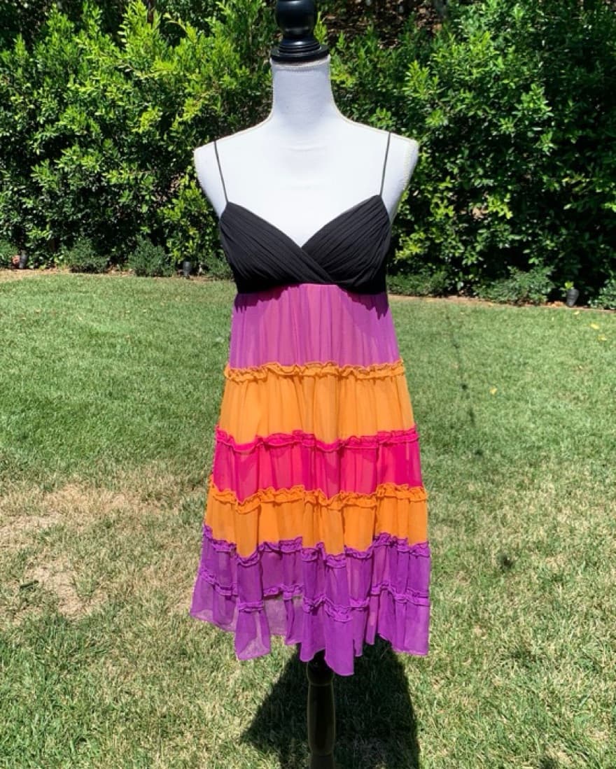 Sangria Tiered Dress - Image 1