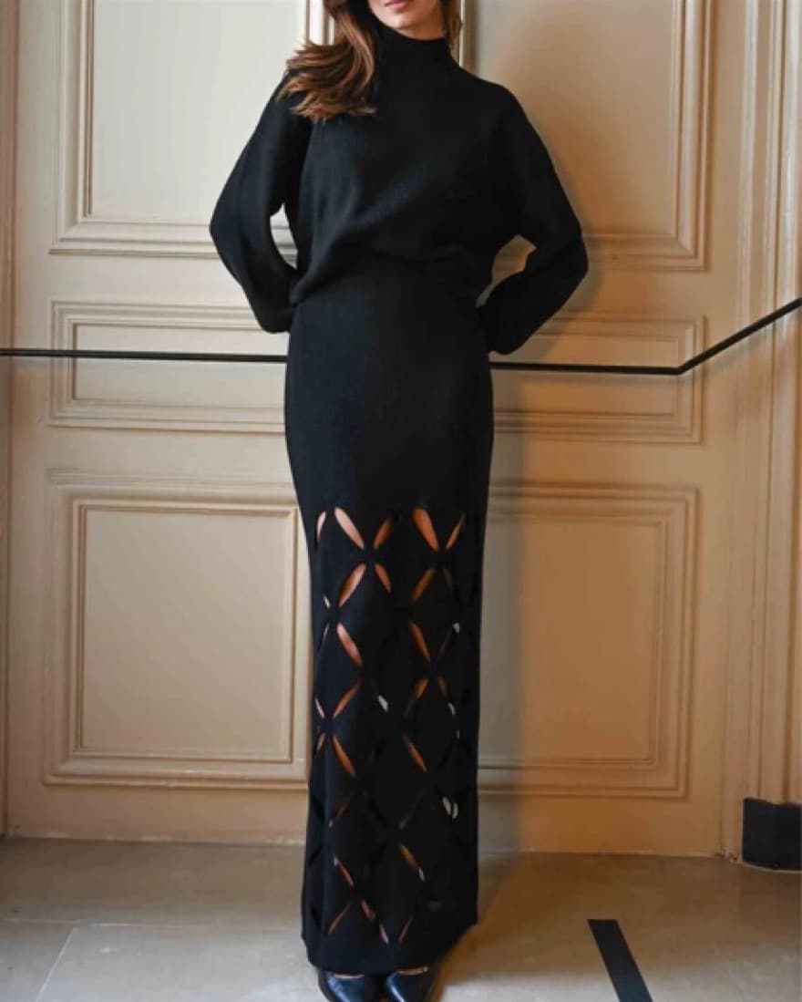 Black Set (Skirt And Top) - Image 3