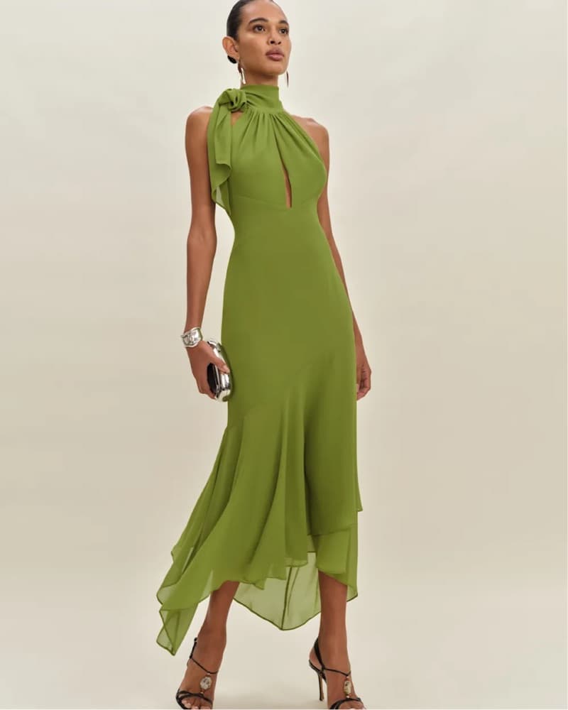 Sleek Cutout Mela Maxi Dress - Image 1