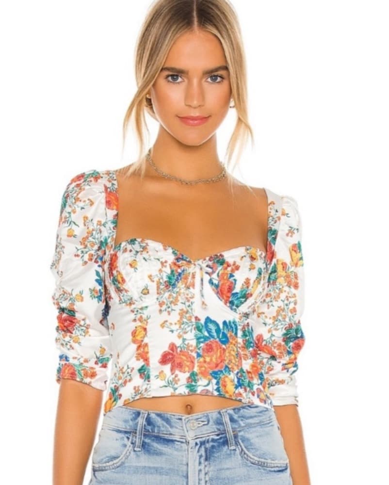 For Love And Lemons Brandy Top - Image 1