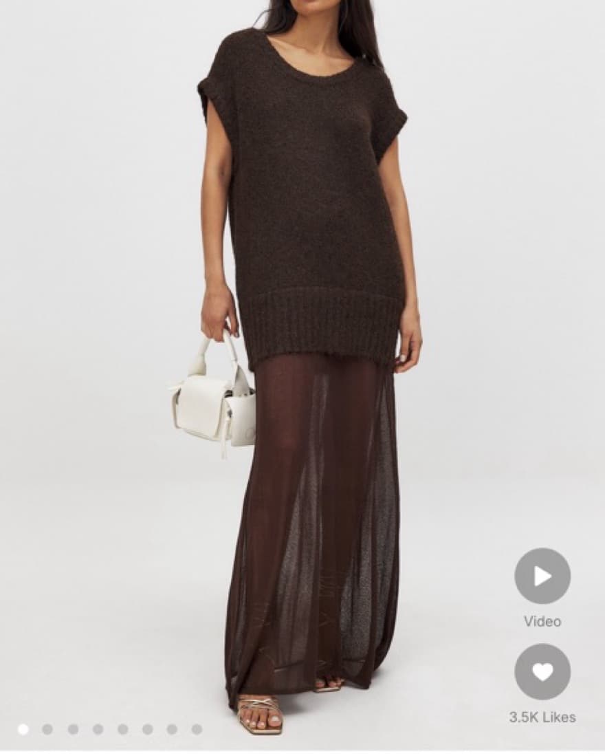SOLD OUT NA-KD Brown Dress - Image 1