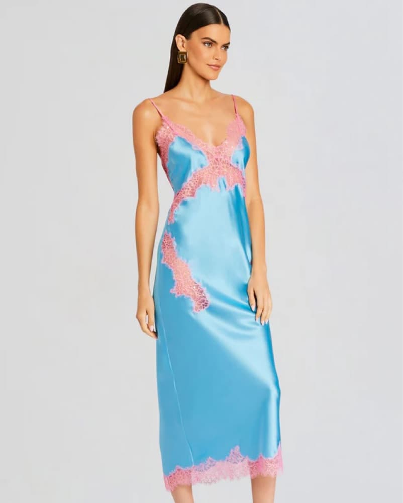 Retrofête Silk Dress - Image 1