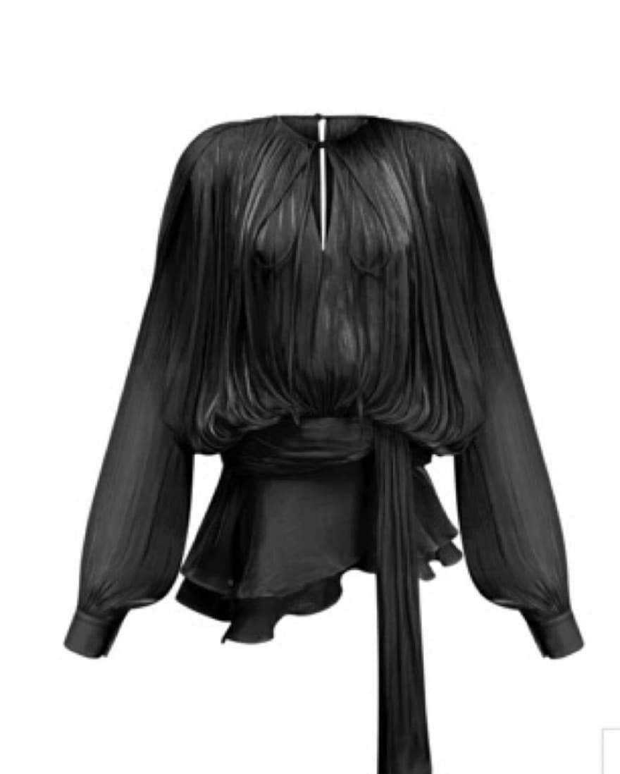 Miss Rosier EUGÉNIE FULLY-PLEATED RUFFLE - Image 1