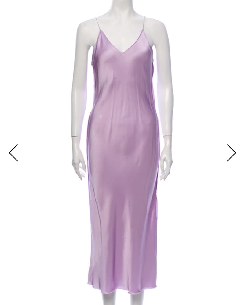 HELMUT LANG Lavender Slip Dress - Image 1