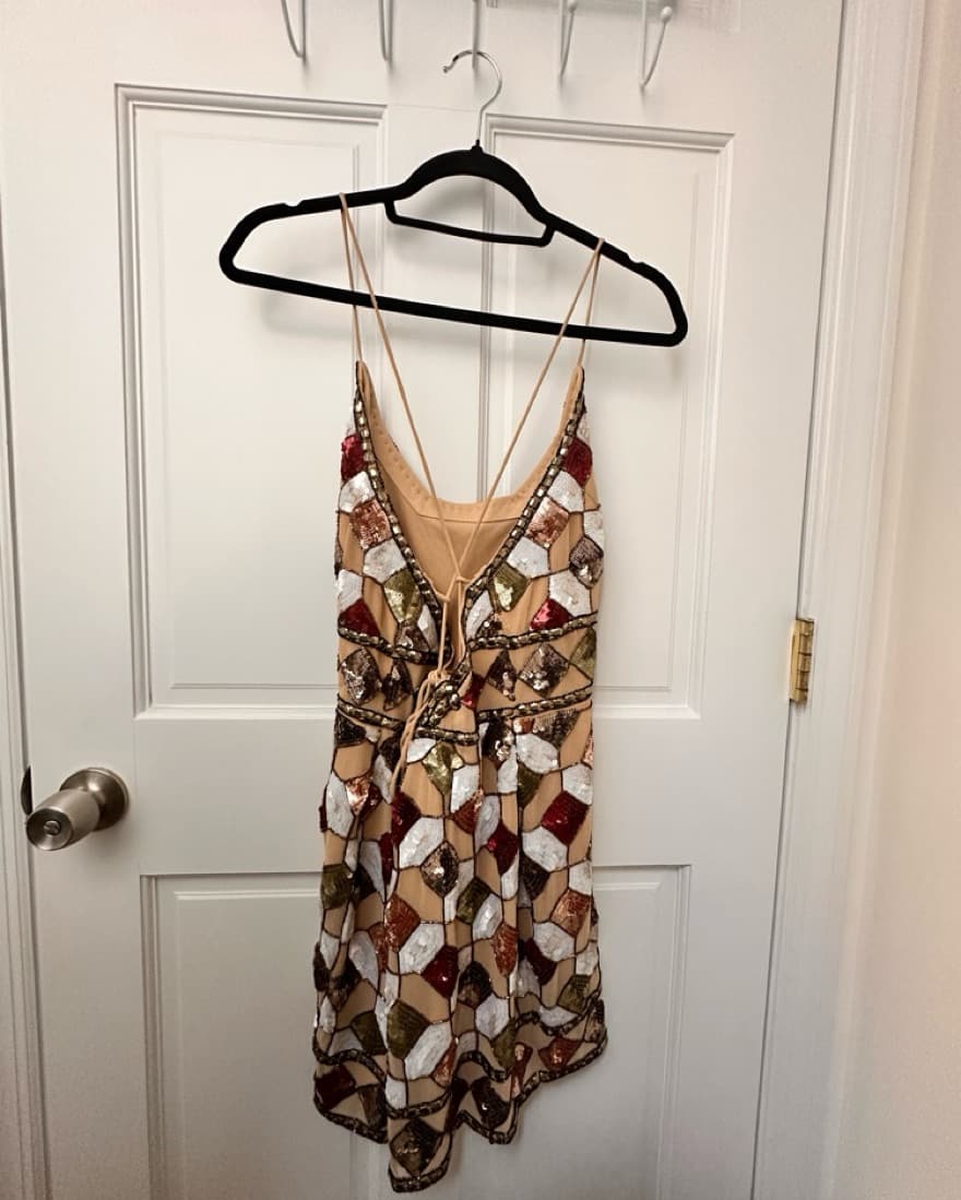 Sequin Mosaic Dress - Image 4