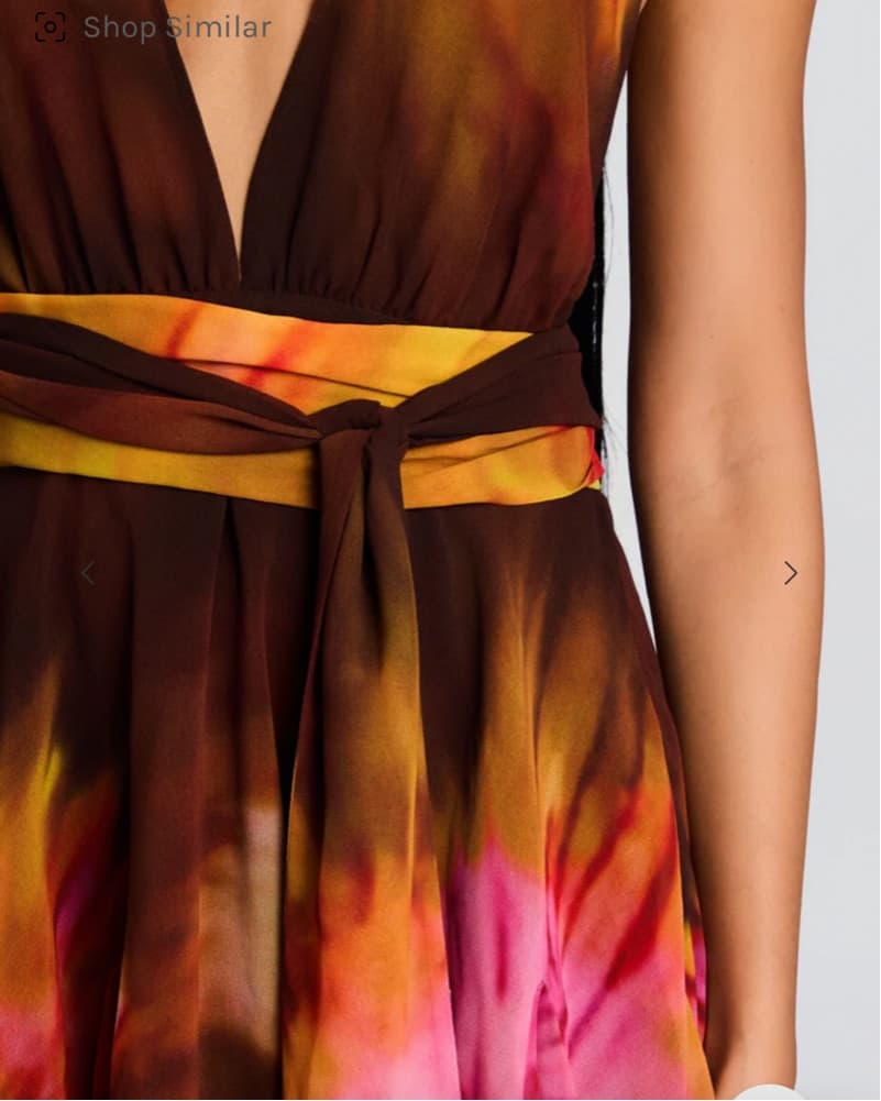 BRIOLA CHIFFON DRESS - Image 2