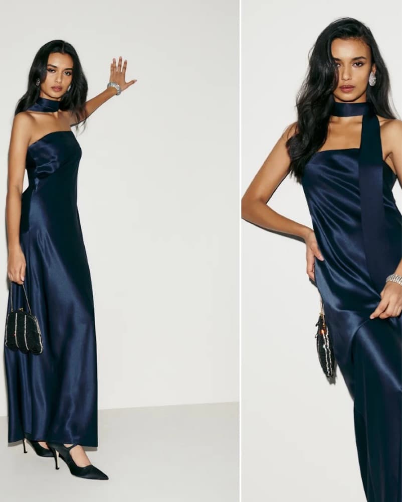 Reformation - Oren Silk Dress - Image 4