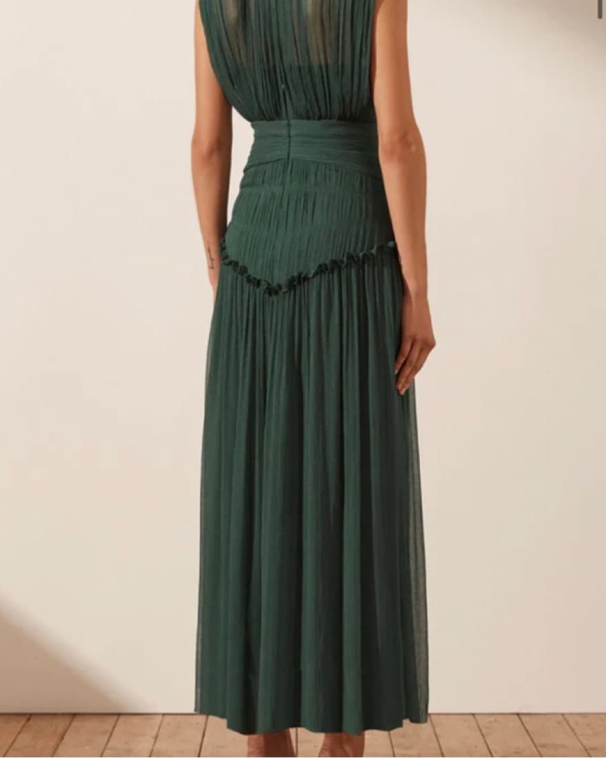 Shona Joy Clemence High Neck Midi Dress  - Image 2