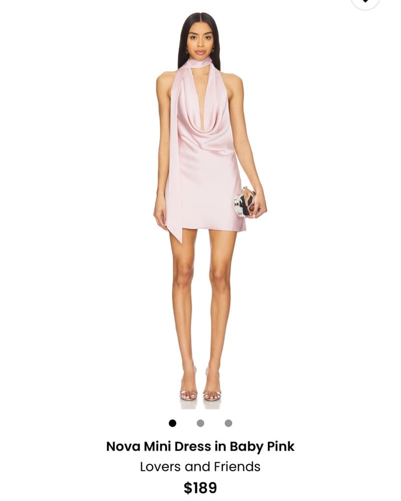 Lovers And Friends Nova Dress In Pink  - Image 1